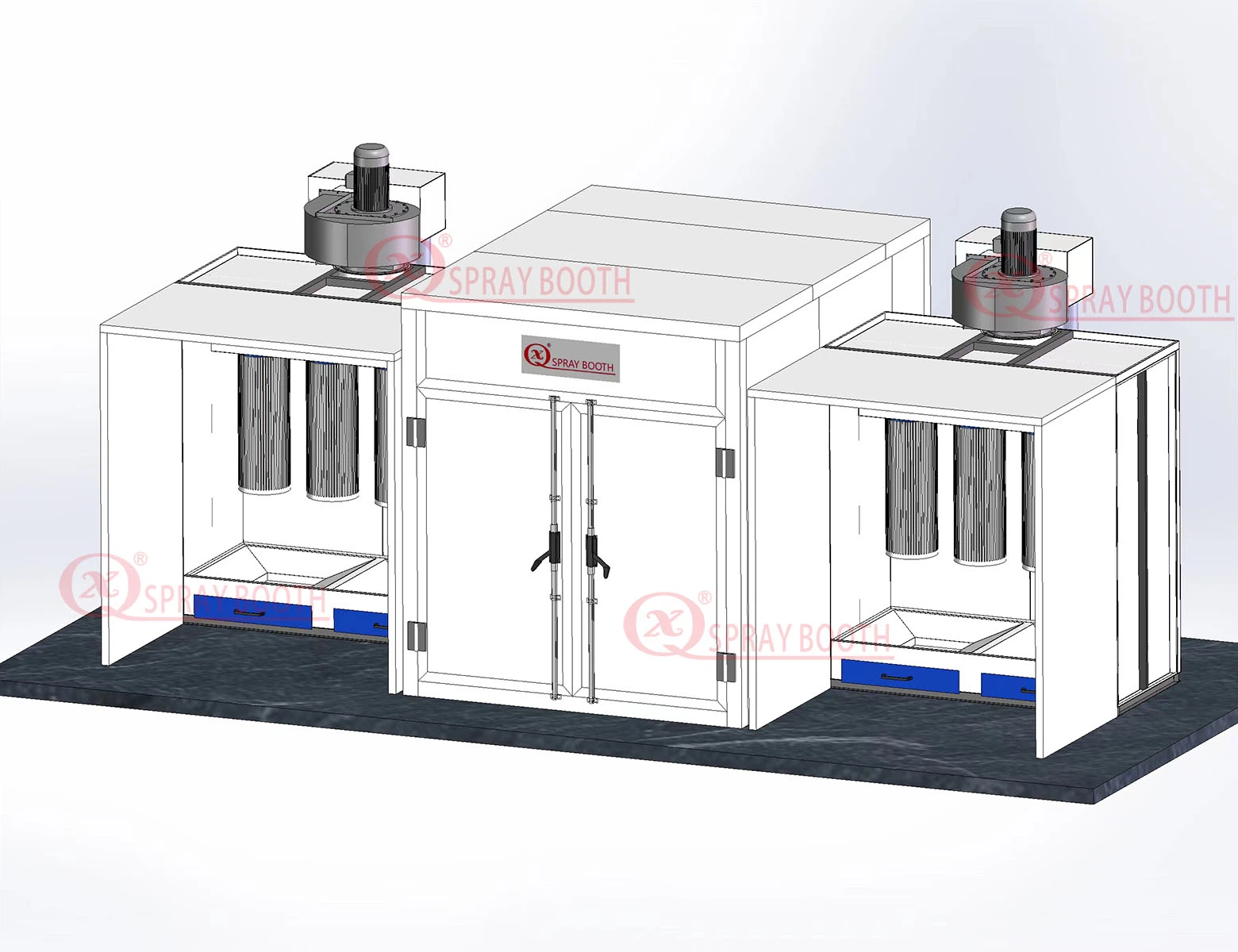 Small Industrial Electric Oven Powder Booth Manufacturer 1 Small Industrial Electric Oven Powder Booth Manufacturer 1