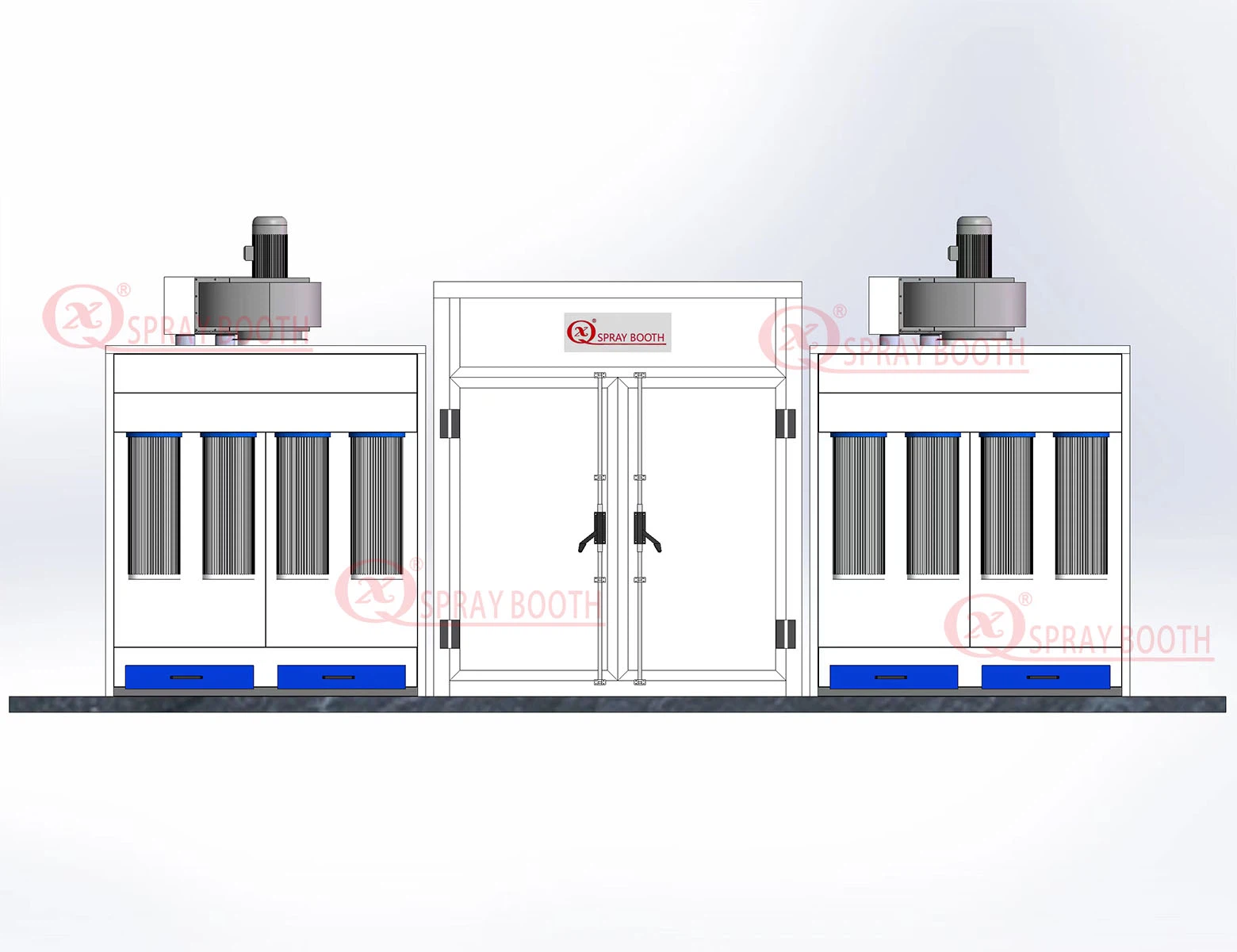 Small Industrial Electric Oven Powder Booth Manufacturer 2 Small Industrial Electric Oven Powder Booth Manufacturer 2