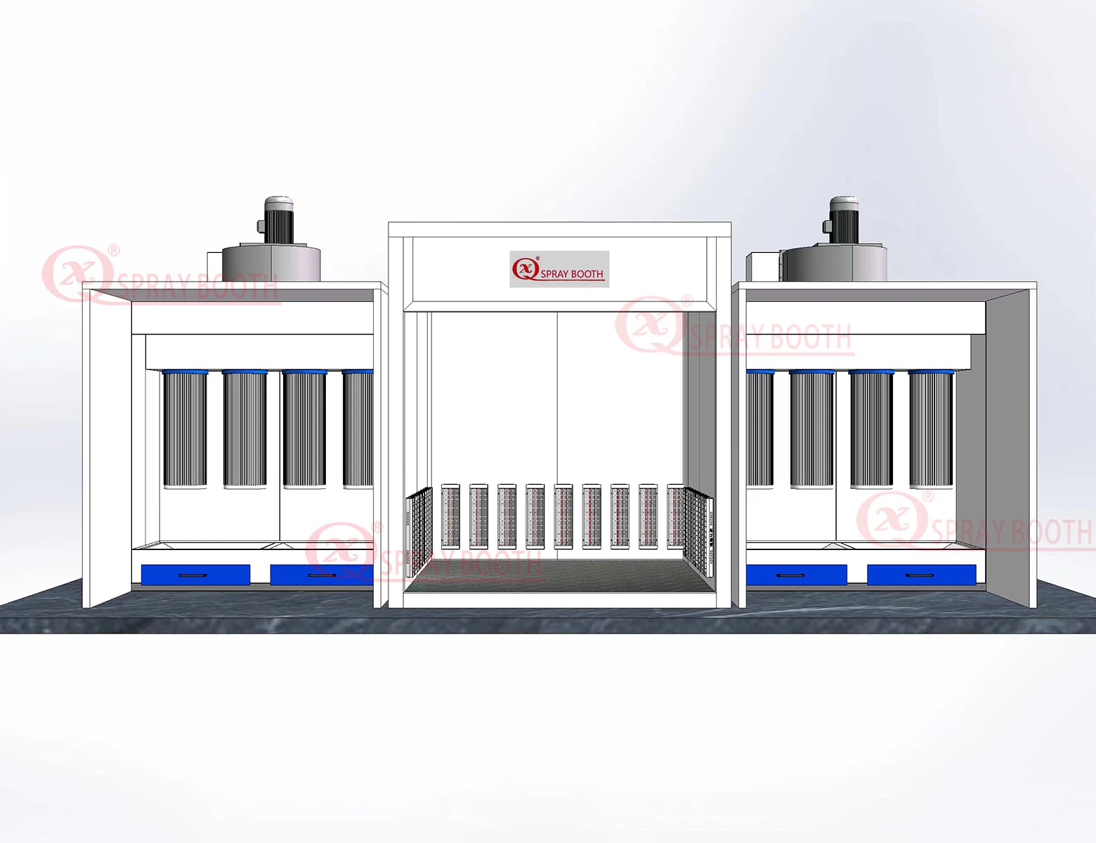 Small Industrial Electric Oven Powder Booth Manufacturer 4 Small Industrial Electric Oven Powder Booth Manufacturer 4